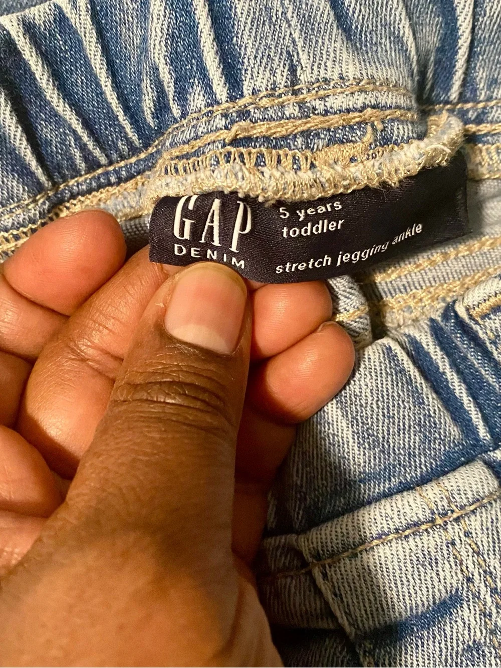 GAP  and Cat &jack Girls Blue Heart Print & Light Wash Jeans Duo